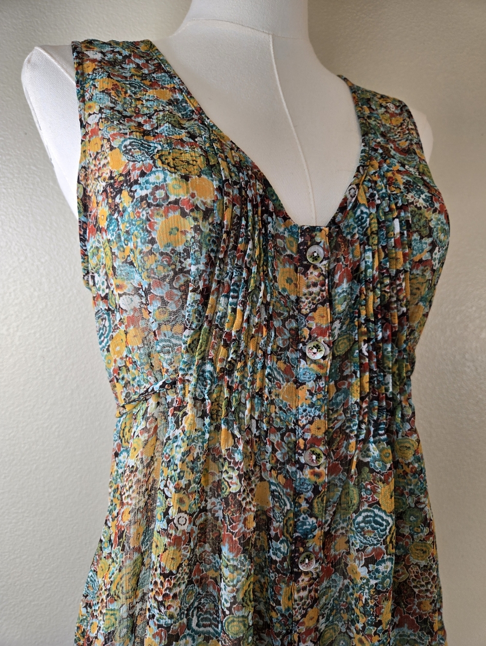 American Rag Boho Racerback Top Size Medium - Picture 5 of 15